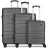  New York 2.0 4 wielen Kofferset 3-delig variant black-metallic