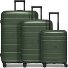  Essentials 11 4 wielen Kofferset 3-delig met uitbreidingsplooi variant olive