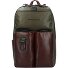  Harper Rugzak Leer 48 cm Laptopvak variant green-dark brown