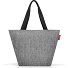 Shopper tas M 51 cm variant twist silver Shopper tas M 51 cm variant twist silver