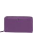  Sponsachtige portefeuille leer 19 cm variant purple