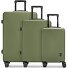  Essentials 09 3-SET 4 wielen Kofferset 3-delig variant olive