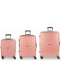 Bari 4 wielen Kofferset 3-delig met uitbreidingsplooi variant Pink Bari 4 wielen Kofferset 3-delig met uitbreidingsplooi variant Pink