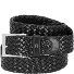  Zakelijke Gevlochten Leren Riem variant black | 95 cm