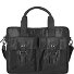  Aktetas leder 40 cm laptop compartiment variant schwarz