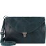  Fold Schoudertas Leer 20 cm variant petrol