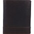  Portemonnee RFID Leer 10 cm variant darkbrown