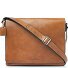  Mark Aktetas Messenger RFID-bescherming Leer 39 cm Laptop compartiment variant light brown