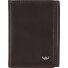  Polo Portemonnee RFID-bescherming Leder 10 cm variant dunkelbraun