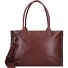  Rock Amber Schoudertas Leer 43 cm Laptop compartiment variant dunkelbraun