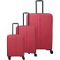  Air Stripe 4 wielen Kofferset 3-delig met uitbreidingsplooi variant red