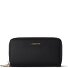  Bologna Leer XL Dubbele Zip-Around Portemonnee RFID Leer 20 cm variant black