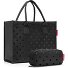 Daily Shopper Shopper Tas 42 cm variant glossy dots black