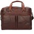  Aktetas leer 41 cm laptop compartiment variant darkbrown