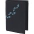  New Cryptan Portemonnee RFID-bescherming 10 cm variant schwarz-footsteps 2.0 cyan