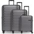  Collection 04 THE THREE SET + 4 wielen Kofferset 3-delig met uitbreidingsplooi variant anthracite-metallic
