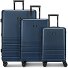 Hanoi 4 wielen Kofferset 3-delig met uitbreidingsplooi variant dark blue  Hanoi 4 wielen Kofferset 3-delig met uitbreidingsplooi variant dark blue
