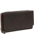  Shanghai Portemonnee RFID-bescherming Leer 19 cm variant brown