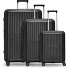  Collectie 01 4-wiel kofferset, 3-delig, met rekbare vouw variant black-metallic
