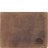  Vintage portemonnee leer 12 cm variant braun