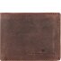  Ron Portemonnee RFID-bescherming Leer 10 cm variant brown