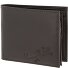  Leather Portemonnee RFID-bescherming Leder 10 cm variant braun-lizard