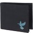  New Cryptan Portemonnee RFID-bescherming 12 cm variant schwarz-freedom pigeon cyan
