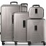  Essentials 14 4-wiel kofferset + beautycase 4 stuks met stretchvouw variant coffee grey metallic
