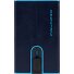 Black Square Kredietkaart etui RFID-bescherming Leer 6 cm variant night blue  Black Square Kredietkaart etui RFID-bescherming Leer 6 cm variant night blue