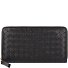Piuma Portemonnee Leer 19 cm variant black-gold Piuma Portemonnee Leer 19 cm variant black-gold