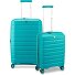  B-Flying 4 wielen Kofferset 2-delig met uitbreidingsplooi variant turchese