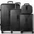  Essentials 14 4-wiel kofferset + beautycase 4 stuks met stretchvouw variant black metallic