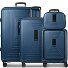  Essentials14 4-wiel kofferset Beautycase 4st met uitklapbaar laptopvak variant dark blue metallic