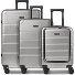  Dublin 4 wielen Kofferset 3-delig met uitbreidingsplooi variant grey taupe