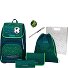 Ergoplus Schooltas set 8-delig variant green Ergoplus Schooltas set 8-delig variant green