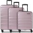  Munich 4.0 4 wielen Kofferset 3-delig met uitbreidingsplooi variant shiny rose shiny