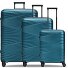  Collection 02 THE THREE SET 4 wielen Kofferset 3-delig variant turquoise metallic 2