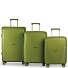  Havanna 4 wielen Kofferset 3-delig variant khaki