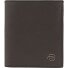  Black Square Portemonnee RFID-bescherming Leer 8.5 cm variant dark brown