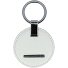  Sleutelhanger leer 9 cm variant white