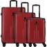  4 wielen Kofferset 3-delig variant dark red