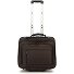  2 wielen Zakelijke trolley 38 cm Laptopvak variant braun