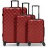Essentials 18 4 wielen Kofferset 3-delig met uitbreidingsplooi variant metallic-red shiny Essentials 18 4 wielen Kofferset 3-delig met uitbreidingsplooi variant metallic-red shiny