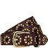  Studded belt Leder variant dark brown | 90 cm