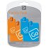 Adresetiket set 4 stuks. variant blue-orange Adresetiket set 4 stuks. variant blue-orange