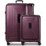  Essentials 14 4-wiel kofferset 2 stuks laptopvak met rekbare vouw variant aubergine metallic