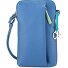  Mobiel telefoonhoesje leer 12 cm variant pitch blue
