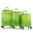 Astro 4 wielen Kofferset 3-delig met uitbreidingsplooi variant green Astro 4 wielen Kofferset 3-delig met uitbreidingsplooi variant green