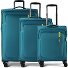  Nitestream 4 wielen Kofferset 3-delig met uitbreidingsplooi variant teal-lime