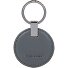  Sleutelhanger leer 9 cm variant anthracite